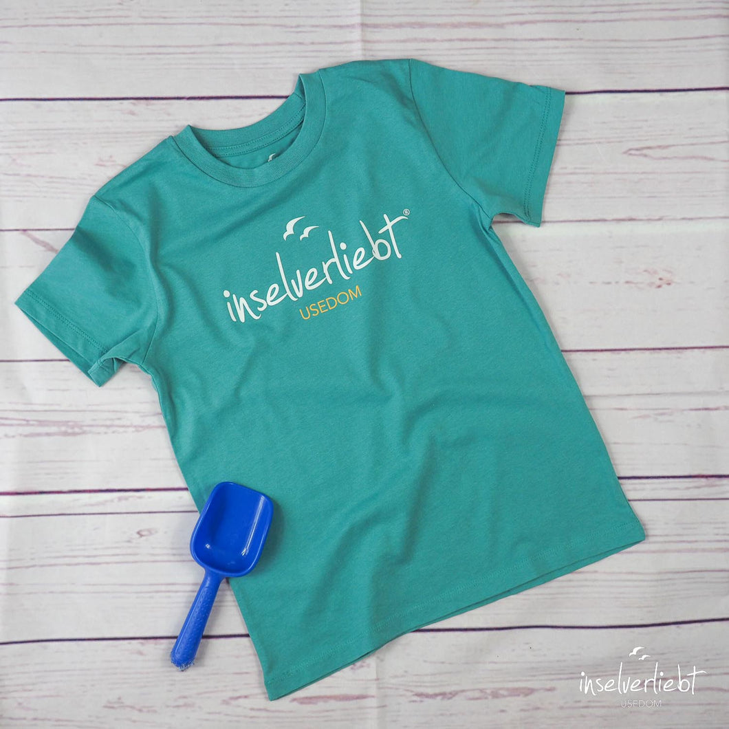 inselverliebt Kinder Shirt - türkis