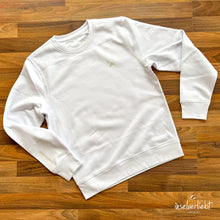 Lade das Bild in den Galerie-Viewer, inselverliebt Glitzer Sweater - weiß